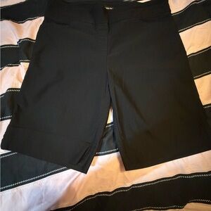Hilary Radley Black High-Rise Bike Shorts